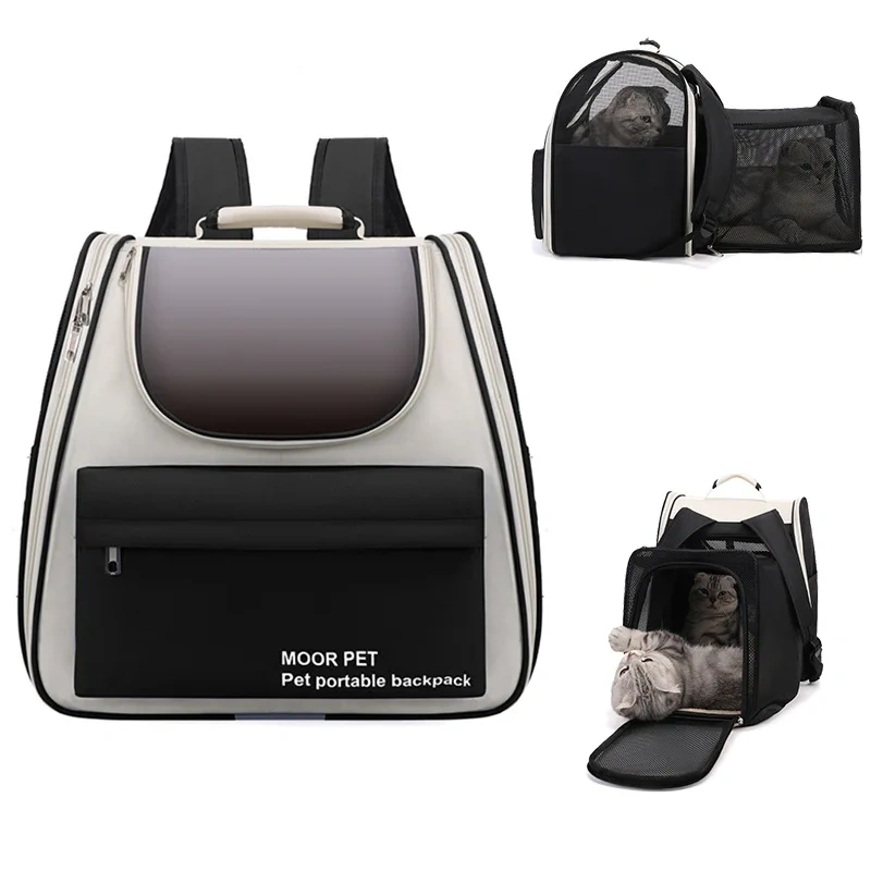 High Quality Manufacturers Direct Cat Bag Portable Can Expand Breathable Four Seasons General Cat Backpack Pet Backpack