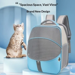 Factory Direct Supply Double-Shoulder Breathable Large Capacity Portable Cat Backpack for Outdoor Use