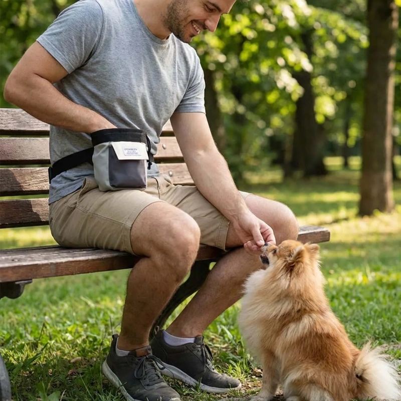 Oxford Cloth Dog Snack Bag-Model 8031 Outdoor Portable Foldable Training & Walking Bag