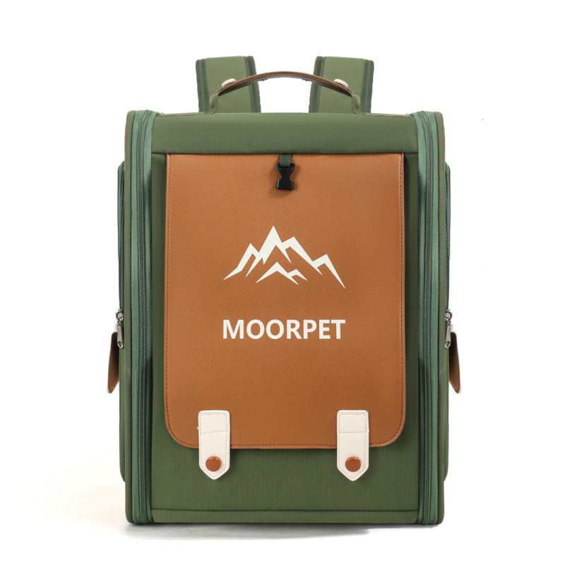Luxury Fashion Square Outdoor Pet Carrier for Small Dogs & Cats Foldable Nylon