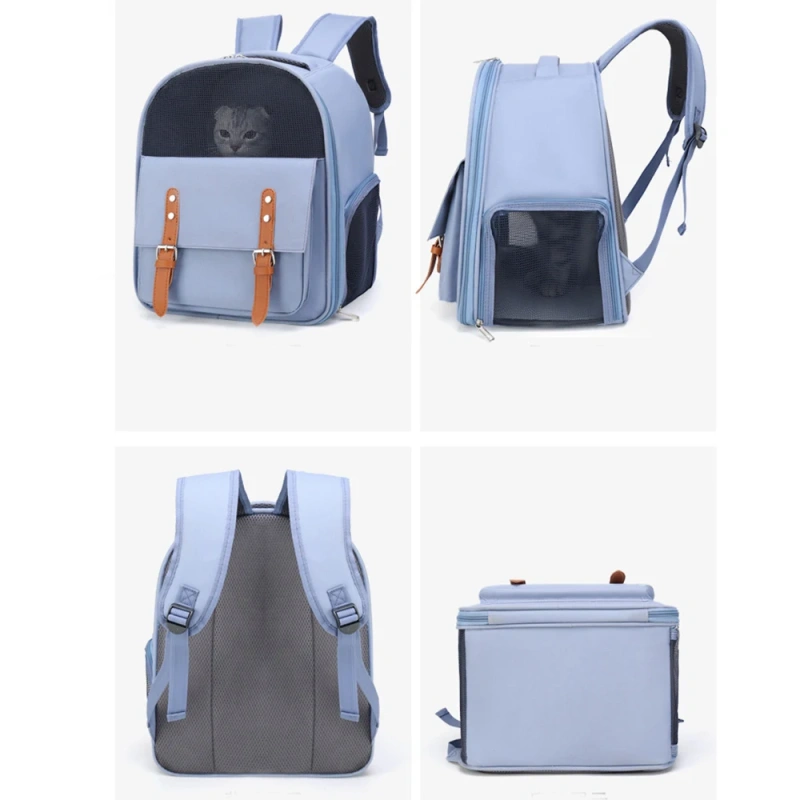 New Breathable Shoulder Bag Backpacks with Side Opening for Cats Dogs Outdoor Walking Shopping Travelling Pet Products Supplies