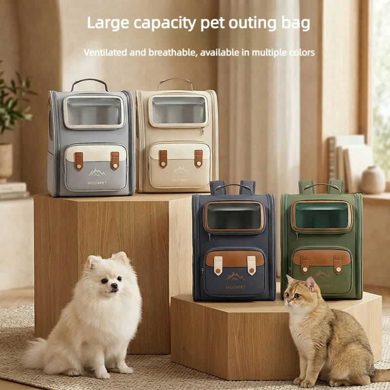 Pet Backpack Dog Backpack Suitable For Cats And Dogs Weighing Up To 10 Kg Breathable Small Dog Travel Backpack Cat Backpack