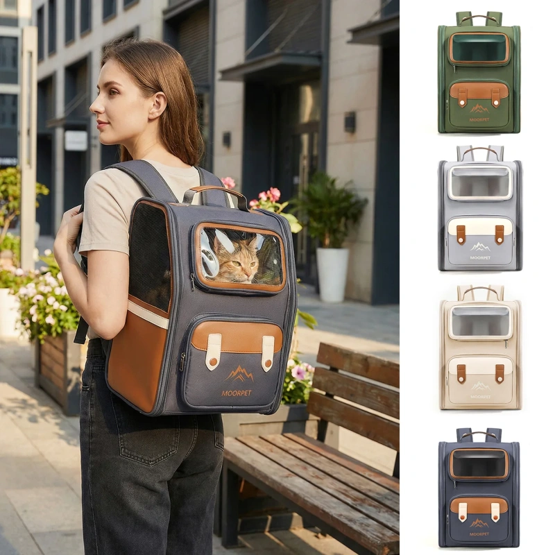 Pet Backpack Dog Backpack Suitable For Cats And Dogs Weighing Up To 10 Kg Breathable Small Dog Travel Backpack Cat Backpack