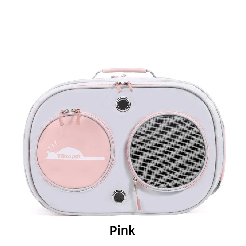 Portable Breathable Cat Bag Oxford Cloth Scratch Proof Folding Pet Backpack for Travel