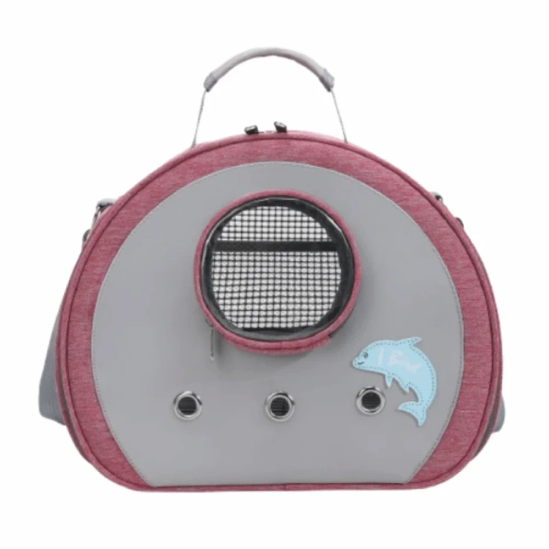 Portable Small Pet Outing Bag Clear View Breathable Chinchilla Outdoor Cage Lightweight Handheld Hamster Travel Carrier