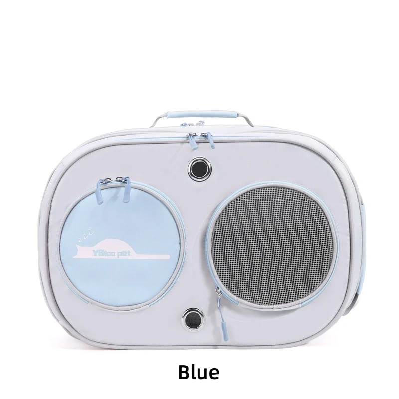 Portable Breathable Cat Bag Oxford Cloth Scratch Proof Folding Pet Backpack for Travel