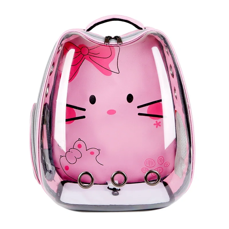 Outdoor Pet Backpack cat transportin Breathable Space Transparent Design Capsule Space Cat Bag