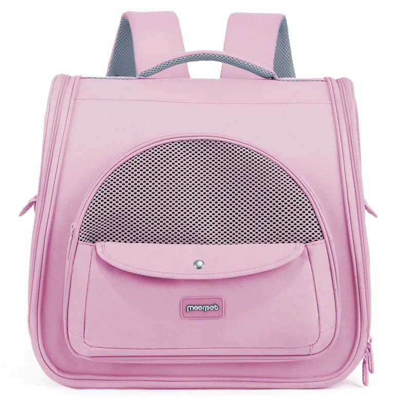 Pet Travel Backpack Crossbody Foldable Injection for Cats And Dogs Medium Small Breeds Teddy Portable Carry on Bag