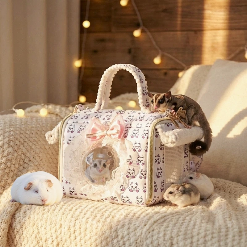 Pet Honey Bag Glider Guinea Pig Hamster Outing Bag Warm Handbag Portable Breathable Small Pet Bag Small Animals Carriers Bags