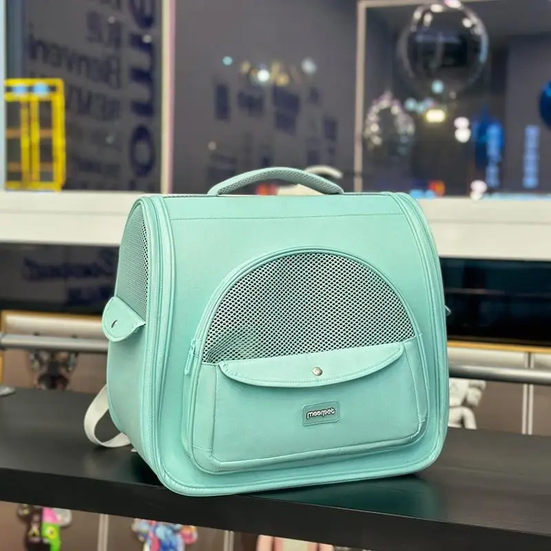 Pet Travel Backpack Crossbody Foldable Injection for Cats And Dogs Medium Small Breeds Teddy Portable Carry on Bag