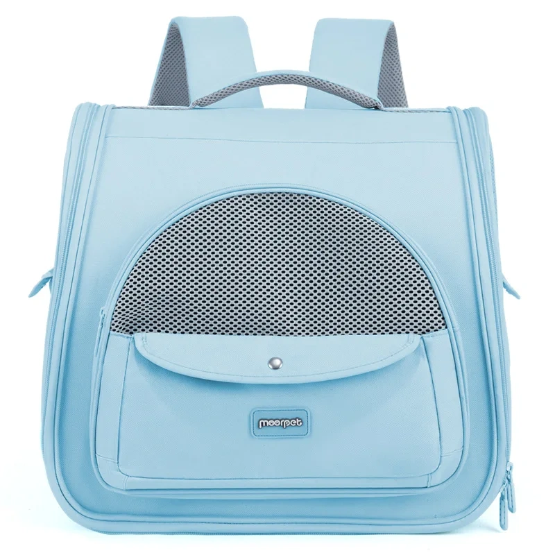 Pet Travel Backpack Crossbody Foldable Injection for Cats And Dogs Medium Small Breeds Teddy Portable Carry on Bag