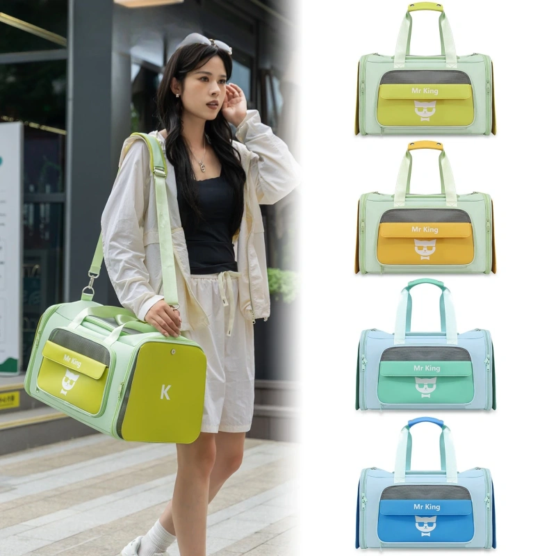 Top New Portable Large Capacity Cat Carrier, Breathable Handheld Pet Travel Bag, Lightweight Outdoor Pack for Small Pets