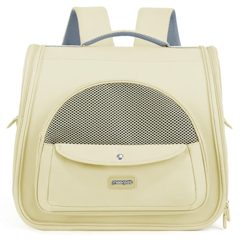 Pet Travel Backpack Crossbody Foldable Injection for Cats And Dogs Medium Small Breeds Teddy Portable Carry on Bag