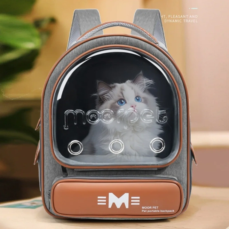 Portable Cat Bag Travel Breathable Large Capacity Pet Transportation Dog Backpack for Small Dogs Outdoor Rabbit Cage