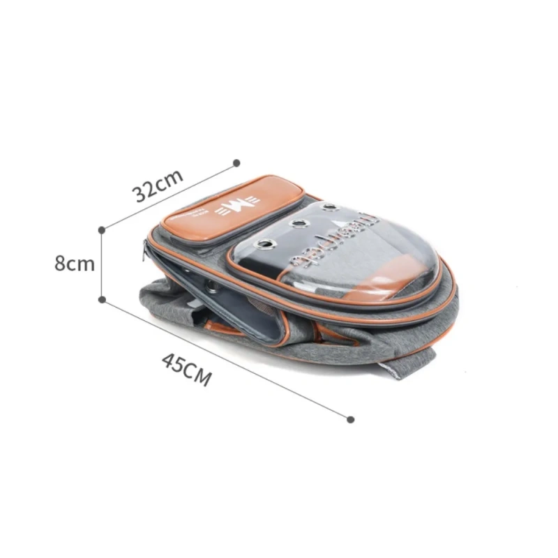 Portable Cat Bag Travel Breathable Large Capacity Pet Transportation Dog Backpack for Small Dogs Outdoor Rabbit Cage