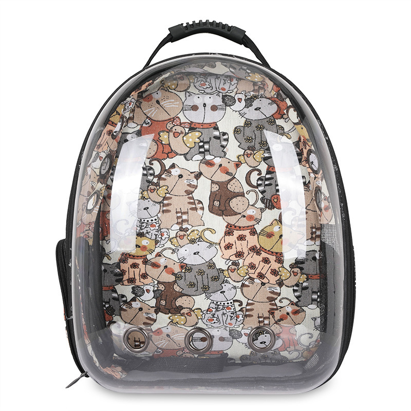 Large Cat Capsule Backpack Pet Cat Breathable Bag
