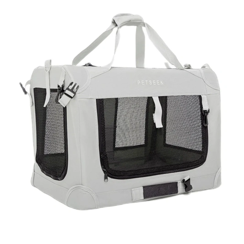 Large Capacity Oversized Cat Dog Cage Cross-Border Pet Travel Bag with Explosion-Proof Features Easy Folding & Outgoing Design