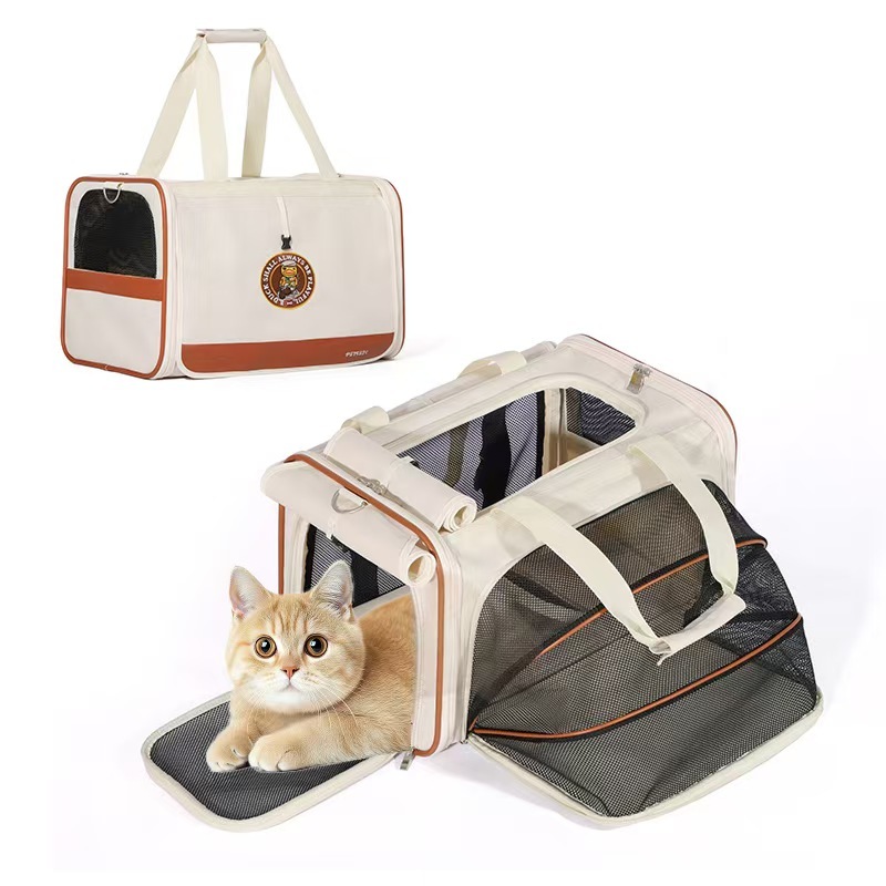 Pet travel bags are allowed on airplanes