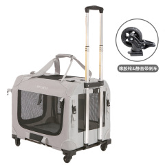 Large Capacity Oversized Cat Dog Cage Cross-Border Pet Travel Bag with Explosion-Proof