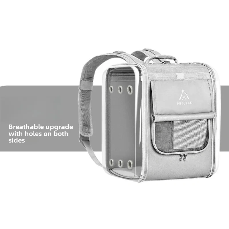 Pet Out Cat Dog Portable Backpack High-capacity Space Capsule Dogs Portable Travel Shoulder Bag Carriers Ventilate Accessories