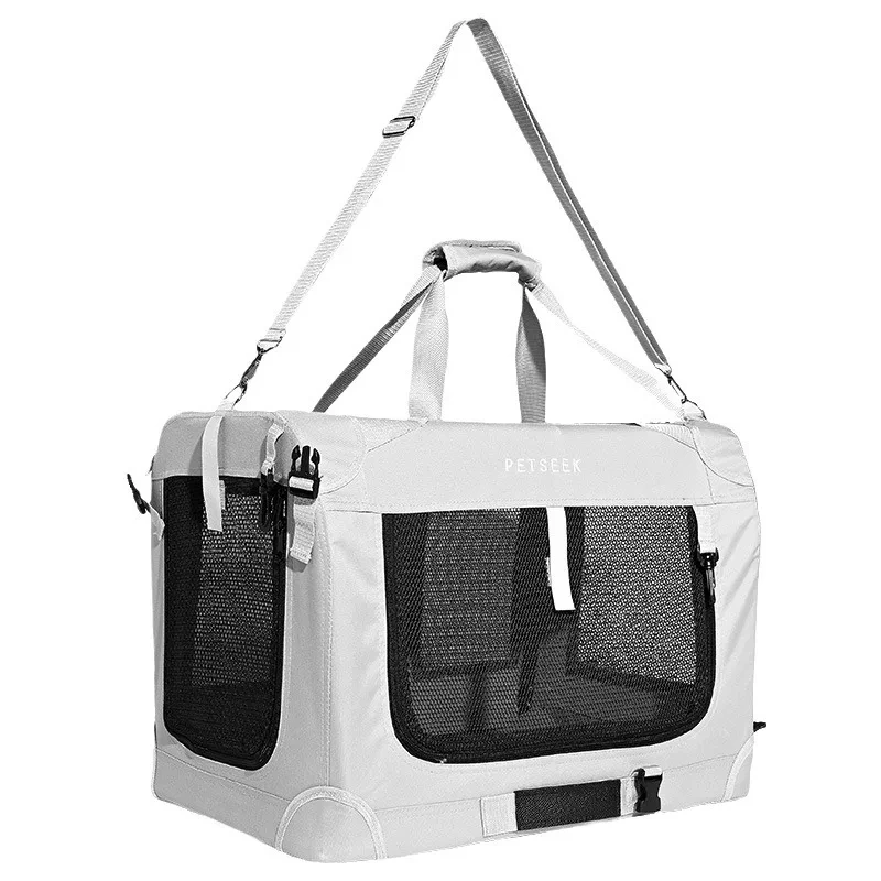 Large Capacity Oversized Cat Dog Cage Cross-Border Pet Travel Bag with Explosion-Proof Features Easy Folding & Outgoing Design