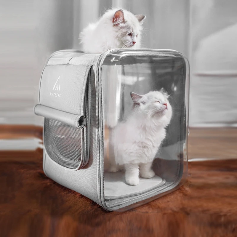 Pet Out Cat Dog Portable Backpack High-capacity Space Capsule Dogs Portable Travel Shoulder Bag Carriers Ventilate Accessories