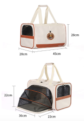 Pet travel bags are allowed on airplanes