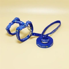 Pet Dog Collar Small Dog Cat Harness Leash Adjustable Vest Collar Puppy Outdoor Walking Chihuahua Terier Schnauzer Pet Leash