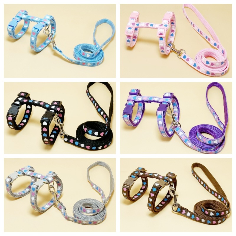Fashion Free Shipping Printed Camouflage Cat Harness Leash Set