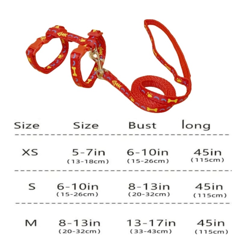cat fish pattern harness