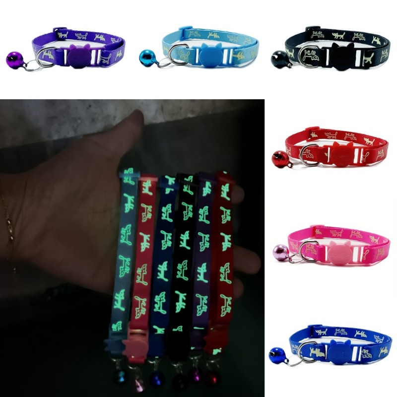 Cat glow-in-the-dark collar