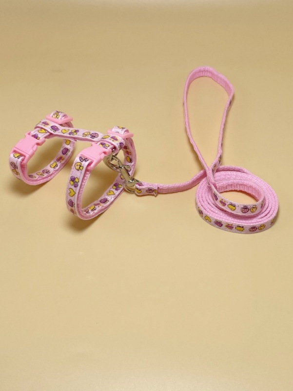 cat Mushroom pattern harness