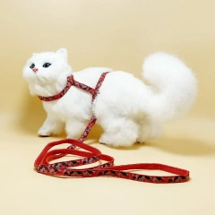 Fashion Free Shipping Printed Camouflage Cat Harness Leash Set Adjustable Anti-escape Pet Chest Strap for Small Dogs Cats