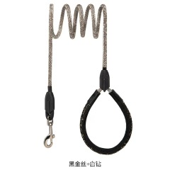 Dog sparkly rhinestone leash