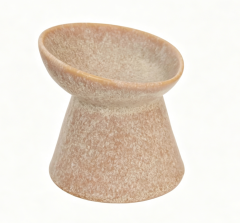 Tall pet ceramic bowl