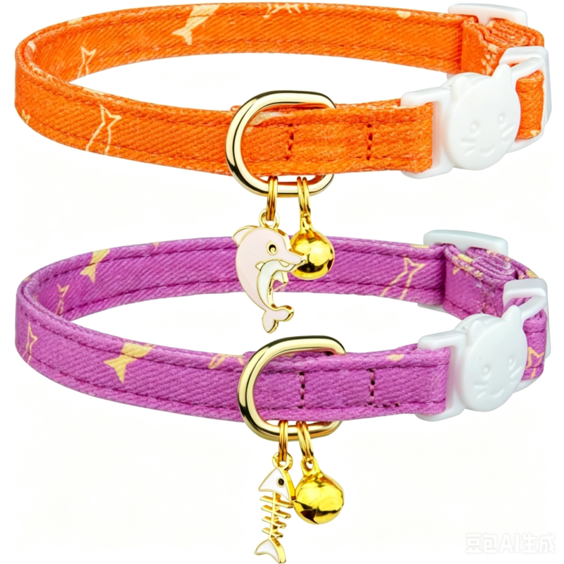 2pcs cat collar