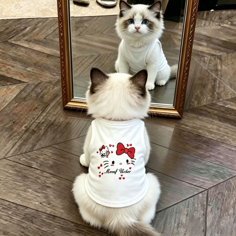 Cat-themed fashion vest