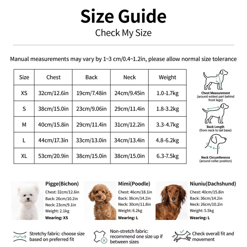 Pet Autumn and Winter Base Layer