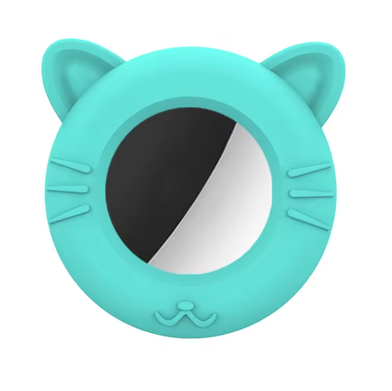 Cute cat Pattern Silicone Airtags Holder for Pets