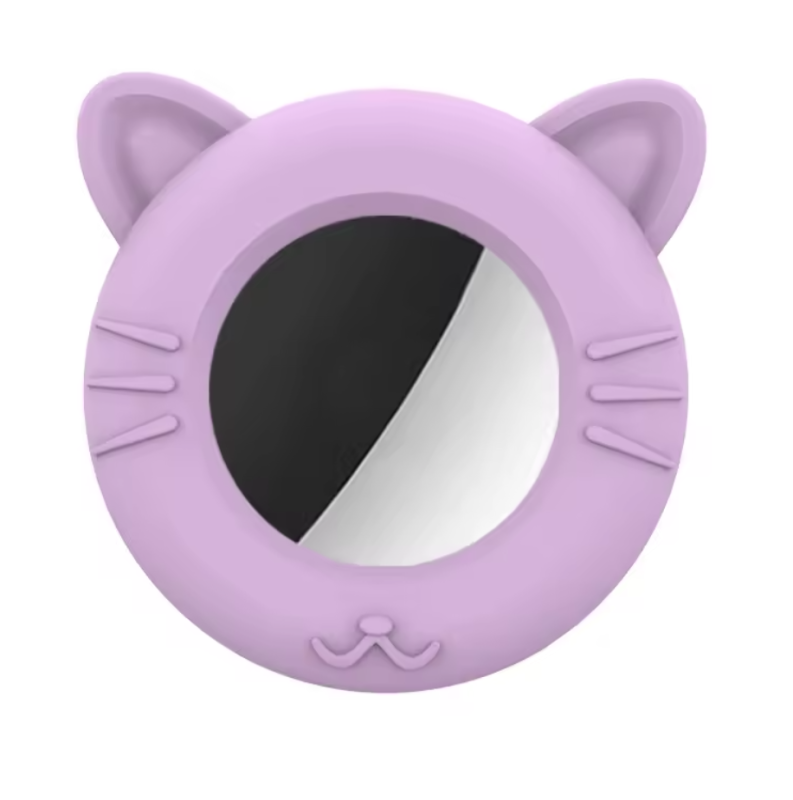Cute cat Pattern Silicone Airtags Holder for Pets