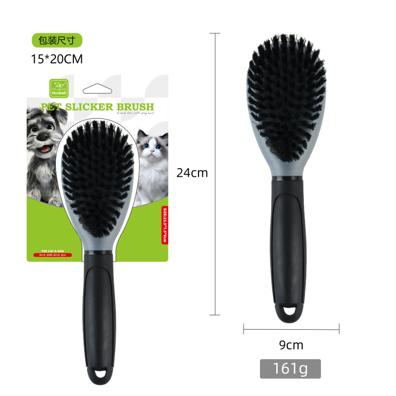 Pet grooming brush