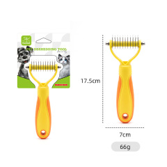 Pet grooming brush