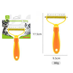Pet grooming brush