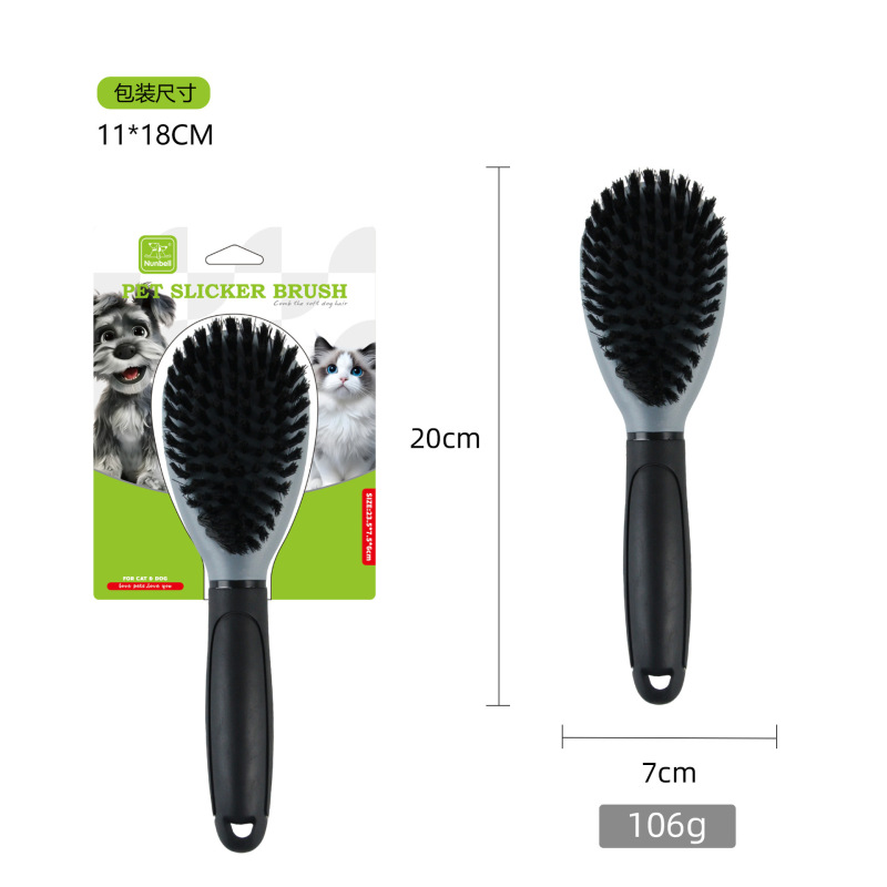 Pet grooming brush