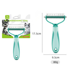Pet grooming brush