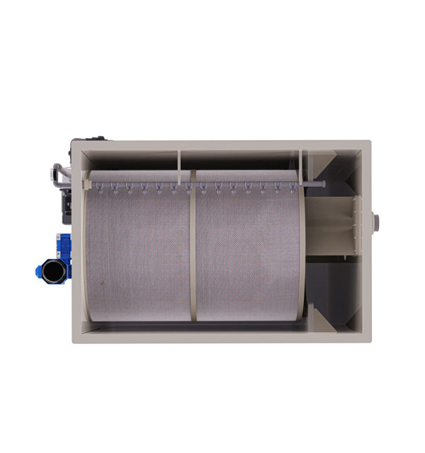 Automatic Box Type PP Drum Filter – 316 Stainless Steel Filter Screen Design for Intensive Aquaculture,ยูแท้งค์