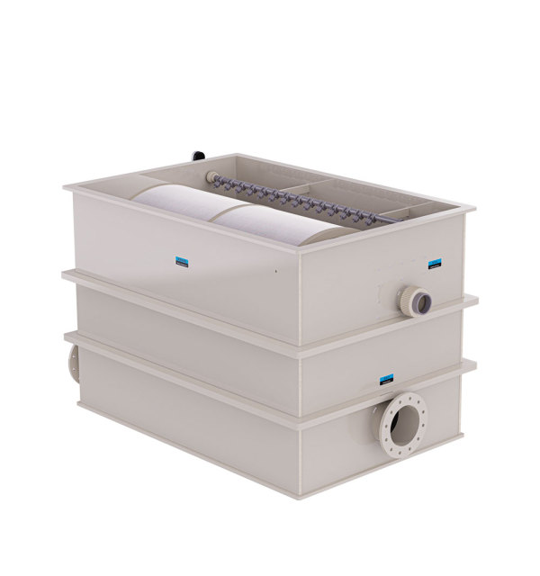 Automatic Box Type PP Drum Filter – 316 Stainless Steel Filter Screen Design for Intensive Aquaculture,ยูแท้งค์