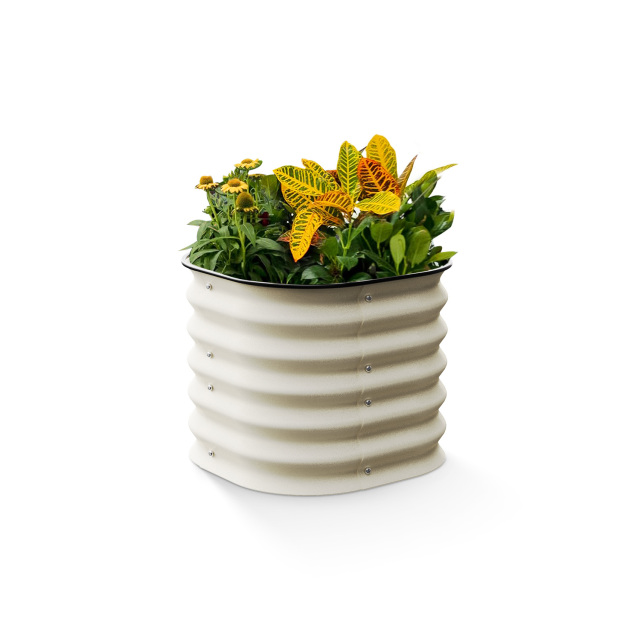 鋼製耐用金屬花箱防水高架種植床香草花卉蔬菜種植裝飾,尤坦克