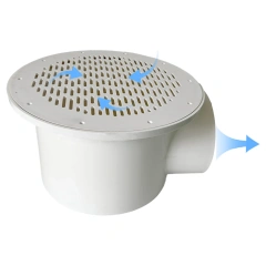 Factory Direct Sale Crayfish Farming Outdoor Fish Ponds Water Outlet Bottom Drain Kit Pond Supplies,尤坦克