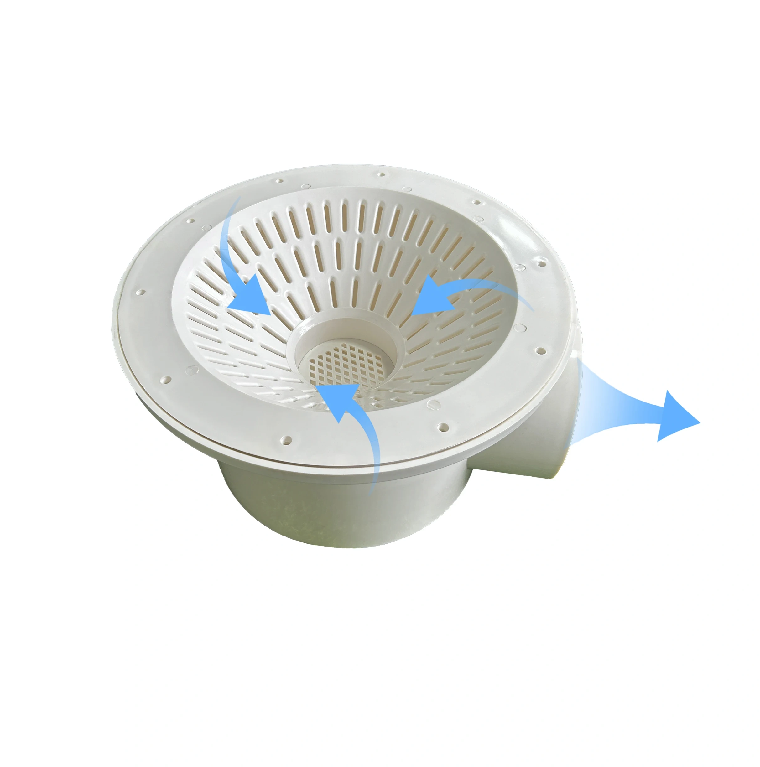 Dispositivos de drenaje de riego de plástico de bajo costo para estanques de tilapia, equipos de acuicultura reciclada.,YUTANK,Dispositivos de drenaje de agua de plástico de bajo costo para el reciclaje de estanques de tilapia y equipos de acuaponia para piscicultura.